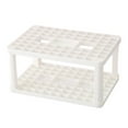 thumbnail image 2 of Special Savings, 72-Hole Makeup Brush Drying Rack, Multifunctional Brush Holder for Cosmetics, Makeup Brushes, Small Shelf for Organizing Akmoler Liquidation & Promo | Plastic, White [New Arrival], 2 of 8