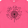 thumbnail image 4 of Inktastic Music Dandelion Musical Gift Youth T-Shirt, 4 of 5