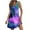 Blue, variant on QUNYINEY Womens Dresses Sleeveless Casual Hawaiian A-Line Dress with Pockets V Neck Beach Mini Sundress