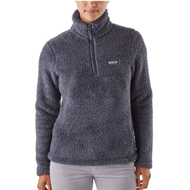 patagonia grey fleece quarter zip