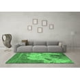 thumbnail image 3 of Ahgly Company Indoor Rectangle Oriental Emerald Green Industrial Area Rugs, 2' x 5', 3 of 4