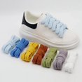 thumbnail image 4 of Cordones planos y esponjosos para zapatos, 1,5 cm de ancho, cordones de felpa para zapatos, zapatillas informales, 100/120/140/160 cm, accesorio para zapatos nuevo, 4 of 5