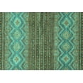thumbnail image 1 of Ahgly Company Indoor Rectangle Abstract Turquoise Blue Modern Area Rugs, 5' x 8', 1 of 4