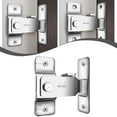 thumbnail image 4 of 2 Pcs Door Latch-Right Angle Sliding Door Lock Home Safety Locker 90 Degree, 4 of 5