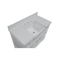 thumbnail image 4 of Zelda 42" Farmhouse Bathroom Vanity with White Cabinet and Quartz Top, 4 of 7