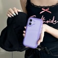 thumbnail image 3 of Clear Solid Candy Color Air Cushion Bumper Phone Case For iPhone 16 15 14 13 12 11 Pro Max Plus X XR XsMax Soft TPU Full Cover Clear For iPhone 16ProMax, 3 of 6