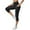 007_Black, variant on Jxximdong Capris Pants for Women, Yoga Pants 3/4 High Waist Elastic Opaque Plus Size Sports Leggings with Side Pockets, Black Women's Cropped Pants