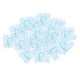 thumbnail image 4 of 300 piezas de pétalos de flores artificiales de simulación para suministros de fiesta de jardín interior Azul, 4 of 9