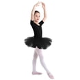 thumbnail image 2 of MSemis Kids Girls Short Sleeve Ballerina Ballet Dance Leotard Dress, 2 of 4