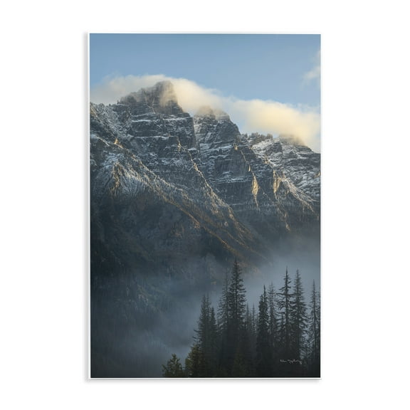 Stupell Industries Mount Tupper Mist Landscape & Nature Photography Unframed Art Print Wall Art, 10 x 15