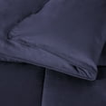 thumbnail image 5 of BNM Solid Comforter Down Alternative Bedding, King, Navy Blue, 5 of 9
