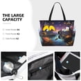 thumbnail image 3 of Honeii Magical Bees Twilight River for Tote Bag with Adjustable Strap,Beach Bag, Waterproof Sandproof Beach Tote Bag, Large Capacity Foldable Beach Bags, 3 of 7