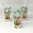 thumbnail image 3 of Merry Christmas Santa Corgi Scarf Twinkling Lights Xmas Holiday 16oz Pint Beer Glass Mug Welsh Corgi Dog Lover Gifts Idea Beer Glasses Cup - 00022, 3 of 5