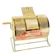 thumbnail image 1 of GSE Raffle Drum, Professional Brass Raffle Ticket Spinning Drum with Large Capacity Holds 2500 Tickets (Available in Small, Medium, Large & X-Large (Small), 1 of 10