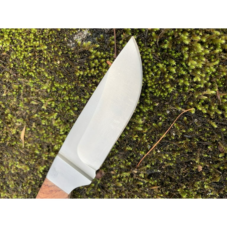 Ozark Trail 7-inch Fixed Drop Point Blade, Wood Handle, Sheath 