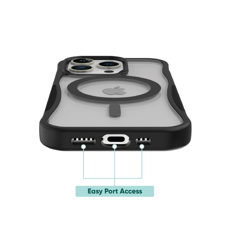 onn. MagSafe Compatible Dual-Layer Phone Case for iPhone 15