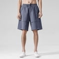 thumbnail image 6 of Sngxgn Mens Casual Shorts Lightweight Casual Shorts Outdoor Fishing Shorts with Pockets(Grey,XXXXL), 6 of 8