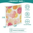 thumbnail image 3 of FORMRS 3 Ring Binder 1.5 inch with Pockets Set of 2 Clip Board 200 Sheets Capacity, Pink Floral Orange, 3 of 8