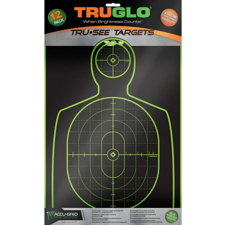 Handgun Shooting Targets - Truglo Handgun Target 12x18