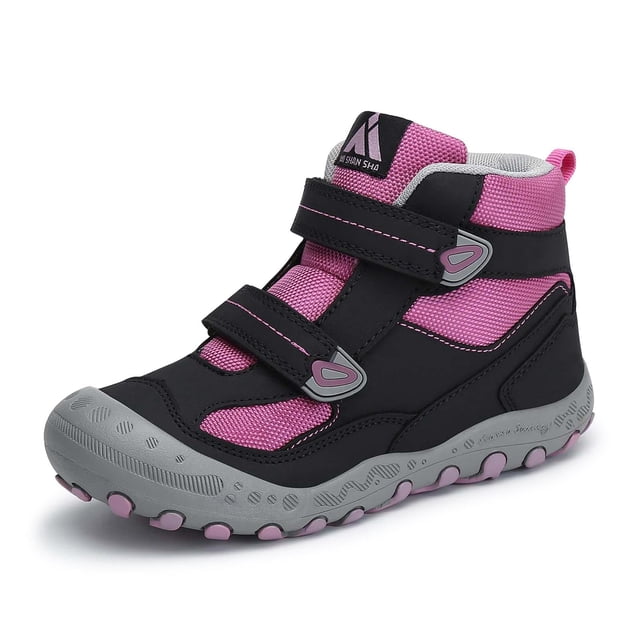 Botas de senderismo Mishansha para niños pequeños, resistentes al agua, 7,5 T