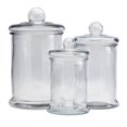 thumbnail image 1 of Mason Craft & More 3 Piece Glass Apothecary Jar Set, 1 of 5