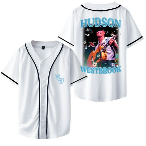 Hudson Westbrook Baseball Jacket Merch Unisex Fashion Casual Short Sleeve Clothing