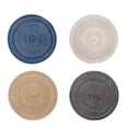 thumbnail image 1 of Manteles individuales redondos tejidos, posavasos, tapetes de mesa impermeables, servilletas antideslizantes y tapetes para cuencos, decoración de cocina, 1 of 5