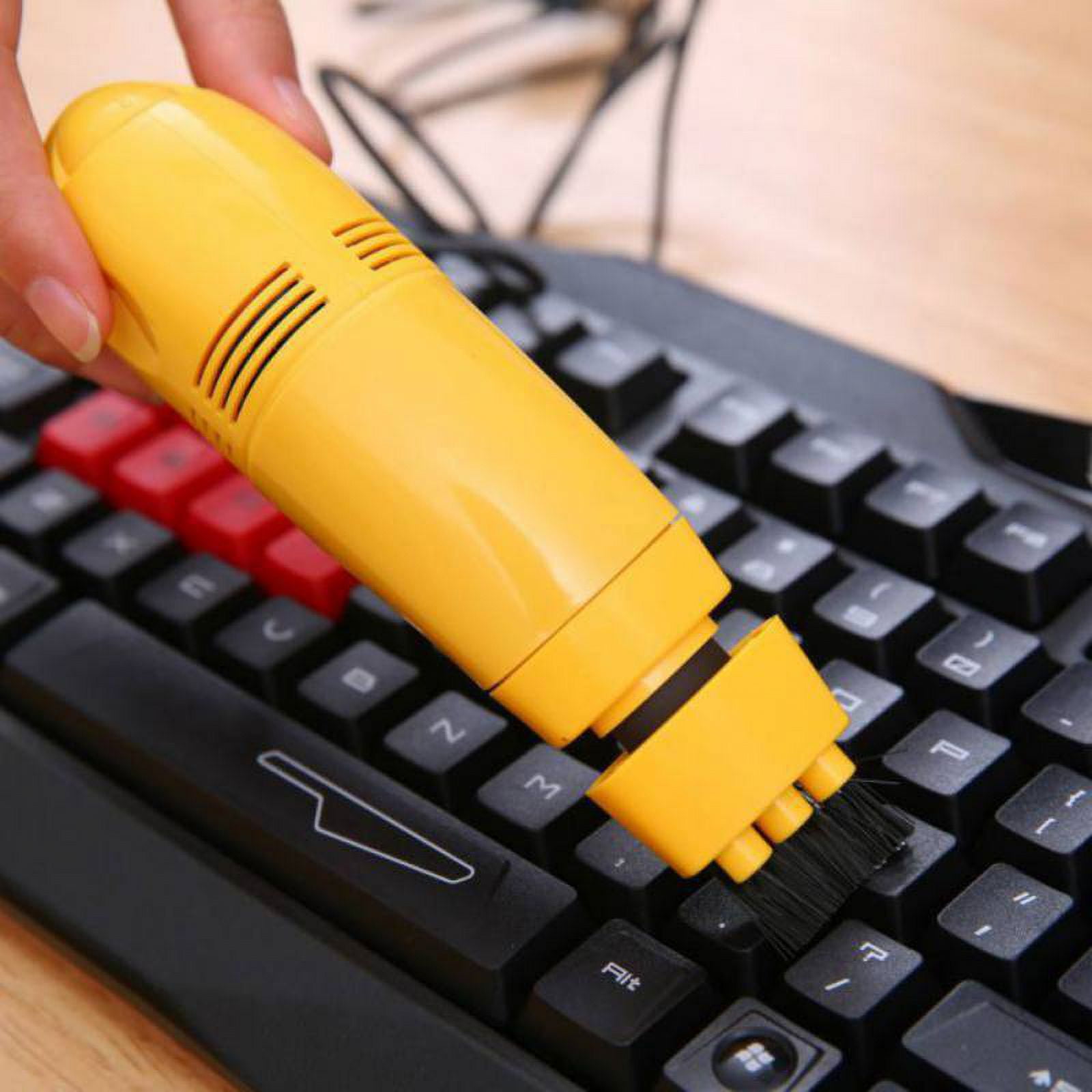 Siaonvr Mini Computer Vacuum USB Keyboard Cleaner PC Laptop Brush Dust  Cleaning Kit 