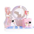 thumbnail image 1 of Charger Protective Cover Astronaut Breathable Easy Installation Silicone Chargers Cable Protector for 18W 20W Chargers 5 Piece Set (Pink), 1 of 5