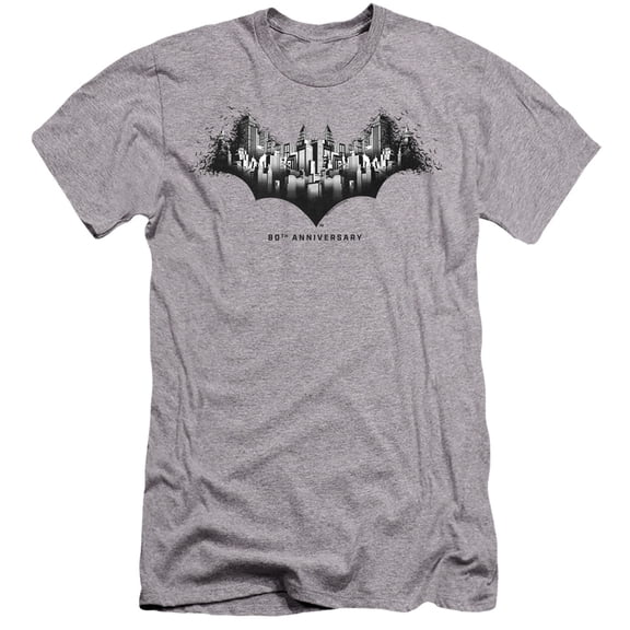 Batman - Gotham Shield - Premium Slim Fit Short Sleeve Shirt - X-Large