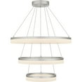thumbnail image 5 of Quoizel Cohen Integrated LED Brushed Nickel Pendant Light, 5 of 6