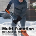 thumbnail image 4 of OZERO Winter Warm Gloves, Thermal Snow Mittens for Men Women, Skiing Snowmobiling Snow Shoveling, 4 of 6