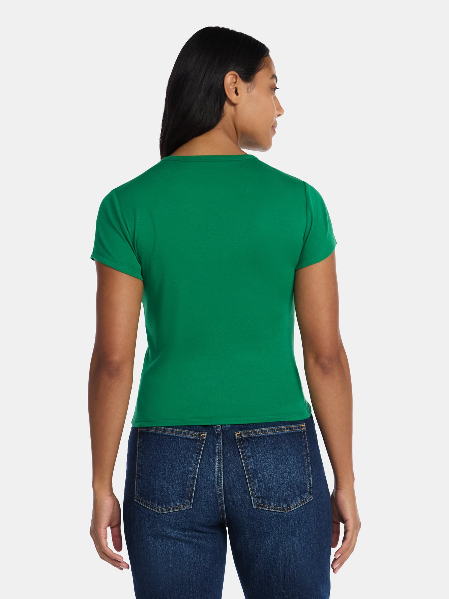 St. Patrick's Day Club Lucky Women’s Graphic Tee with Short Sleeves, Sizes XXS-XXL