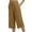 Beige, variant on ZQUUVOU Women's Capris Pants Loose High Waist Elastic Pocket Side Slits Yoga Pants(Pink,M)