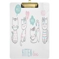 thumbnail image 1 of FMSHPON Kitten Love Clipboard Hardboard Wood Nursing Clip Board and Pull for Standard A4 Letter 13x9 inches, 1 of 7