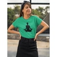thumbnail image 2 of Yoga Silhouette      T-Shirt Women -Image by Shutterstock, Female Medium, 2 of 4
