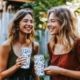 thumbnail image 6 of Blue Floral Tumbler 20 oz | Stainless Steel Travel Tumbler with Lid and Straw | Flower Coffee Mug for Hot & Cold Drinks | Gift for Mom Grandma | Vintage Tea Cup, 6 of 8