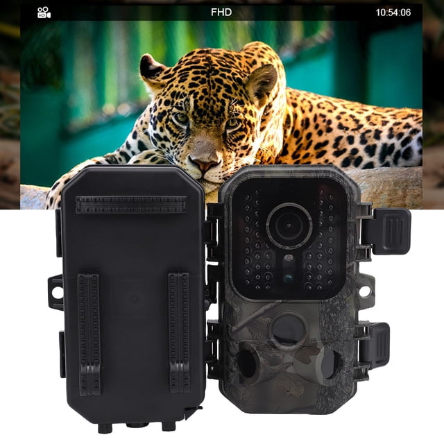 Cámara de Senderos, Cámara de Exploracia 24MP HD Vista previa Playback Sensor Soporte CMOS 1MP Para Aventuras al Aire Libre