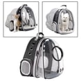 thumbnail image 4 of Transportín expandible para gatos, transpirable, tipo cápsula espacial, mochila transparente tipo burbuja Domo de extensión frontal, 4 of 8