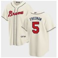thumbnail image 1 of mlb baseball uniform braves Acuna Jr swanson harris II Warriors embroidered jersey jersey, 1 of 5