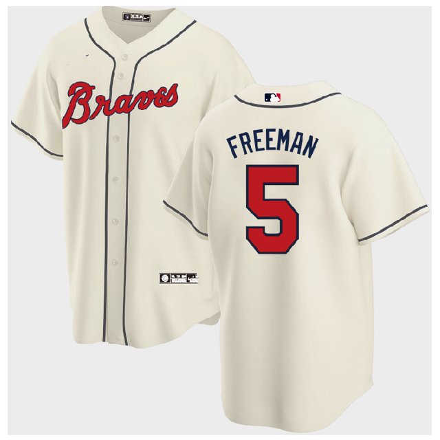 mlb baseball uniform braves Acuna Jr swanson harris II Warriors embroidered jersey jersey