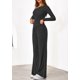 thumbnail image 3 of Conjunto Coordinado PRETTYGARDEN de Punto con Hombros Descubiertos XXL Gris Oscuro, 3 of 8