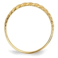 thumbnail image 2 of Auriga Fine Jewelry 14K Yellow Gold Twist Ring for Women Size 4.5, 2 of 5