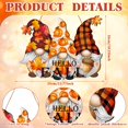 thumbnail image 2 of YUNOVA Fall Door Hanger with Gnomes, Hello Fall Sign Wooden Decor, Vintage Autumn Welcome Plaque with Rope for Front Door, Porch, Wall, Thanksgiving Farmhouse Decor, 2 of 6