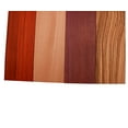 thumbnail image 3 of Imported Exotic Hardwood Variety Pack - Zebrawood, Purpleheart, Padauk, Okoume - 3/4" x 4" (4 Pcs), 3 of 3