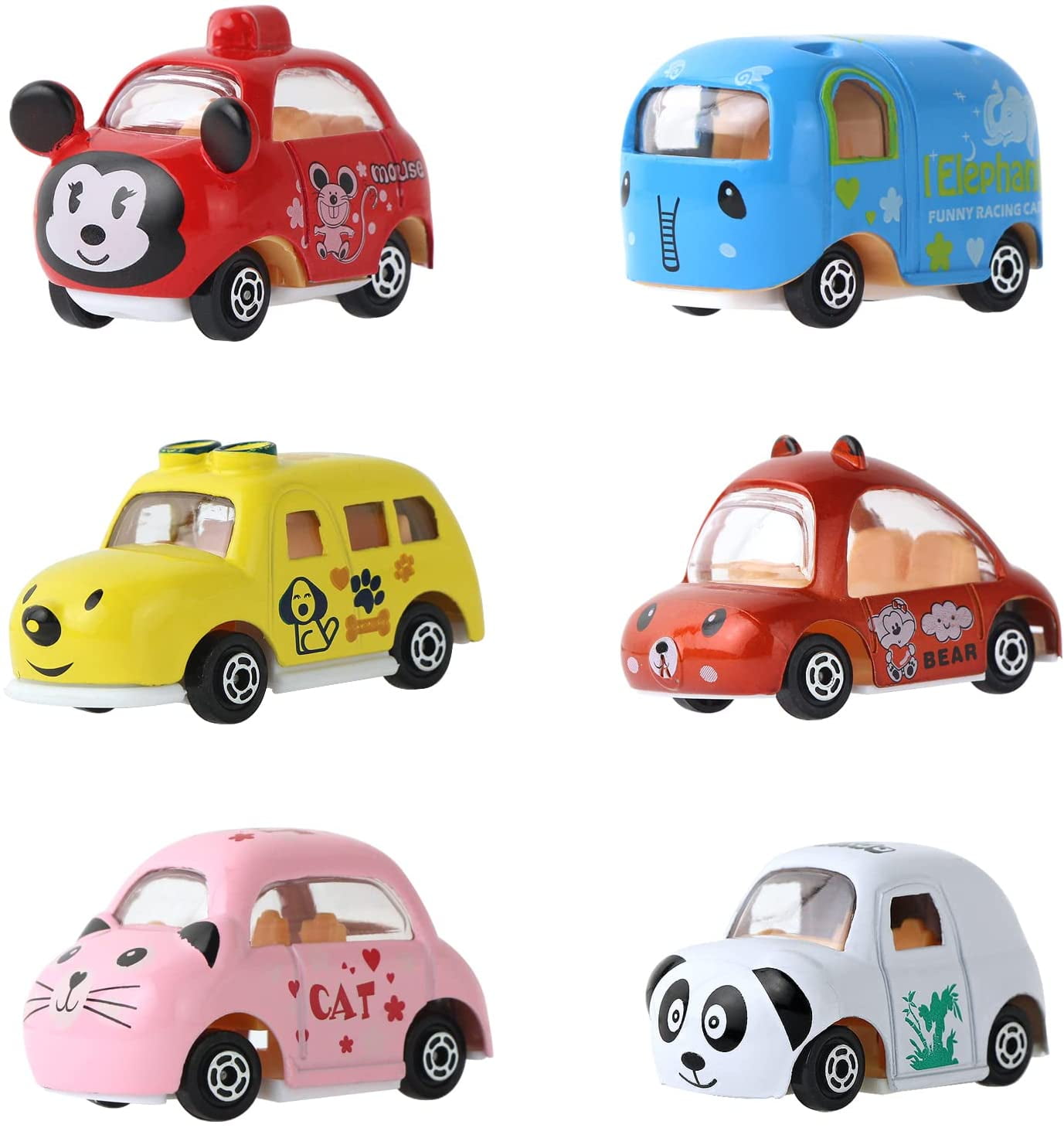 Great Gift TIBEIBUY Cool Educational Animal Cars Toys Set for Toddlers Kids 