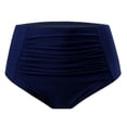thumbnail image 2 of Leesechin Tankini Swimsuits for Women Clearance Women's Fashion Solid Color Swimming Trunks High Waist Briefs Swimming Trunks, 2 of 8
