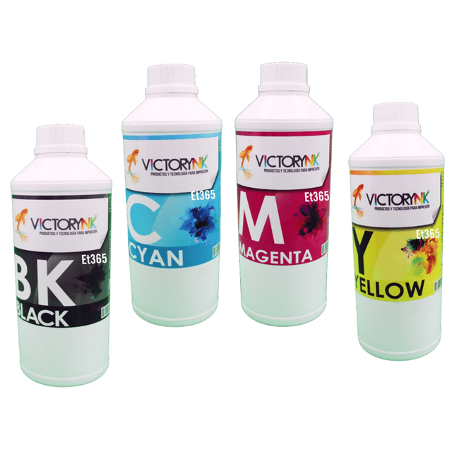 Pack 4 Tintas De Litro Tipo Dye Ep, Bro, H, Can UNIVERSAL Victorynk UNIVERSAL
