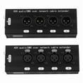 thumbnail image 2 of 2 Pair 4 Channel XLR/ Audio RJ45 Ethernet Extender XLR Extender Transceiver for Live Stage, Audio Recording Studio, 2 of 8