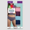 thumbnail image 5 of Fruit of the Loom Women's 6pk Relaxing Comfort Briefs, 5 of 5